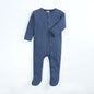 Kids Tales Tiny Steps Ribbed Cotton Footed Baby Romper