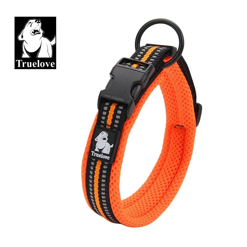 Truelove Adjustable Mesh Padded Dog Collar