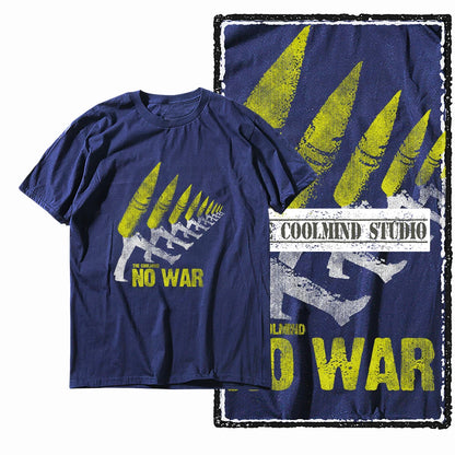 COOLMIND X0009 Anti-War Graphic Cotton Tee
