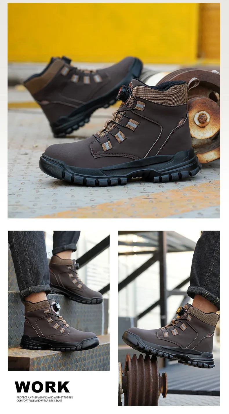 Men's Waterproof Safety Boots - ShopHub
