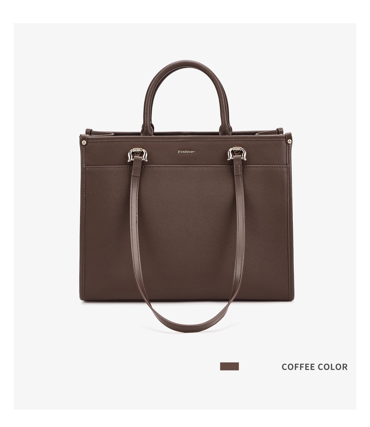 FOXER Luxury Large Capacity Tote Bag for Women
