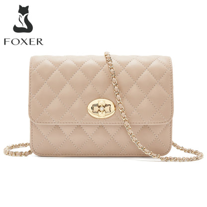 FOXER Split Leather Women's Shoulder & Crossbody Bag