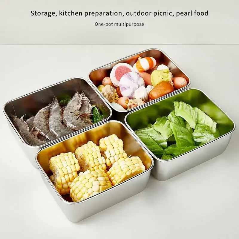 Stainless Steel Food Storage Container with Lid
