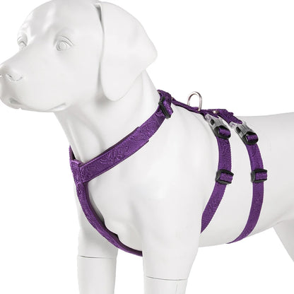 TRUELOVE  Pet Harness Double-H Nylon Personalized Dog Harness NO PULL Reflective Breathable Adjustable YH1803