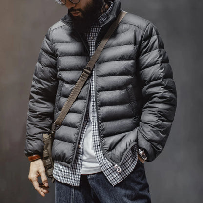 Maden Winter Men's Stand-up Collar Down Jacket