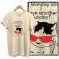 COOLMIND 100% Cotton Beige Cat Print Exclusive Graphic Women T Shirt Big Size Loose Cotton Cat Lover Women T Shirt Lovely Cat Te