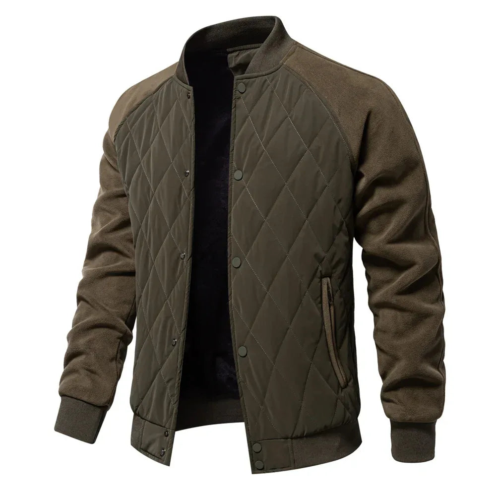 AIOPESON Men's Patchwork Bomber Jackets - ShopHub