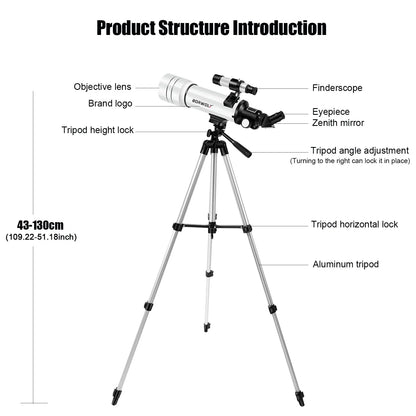 333x HD Astronomical Telescope – Moon Habicare