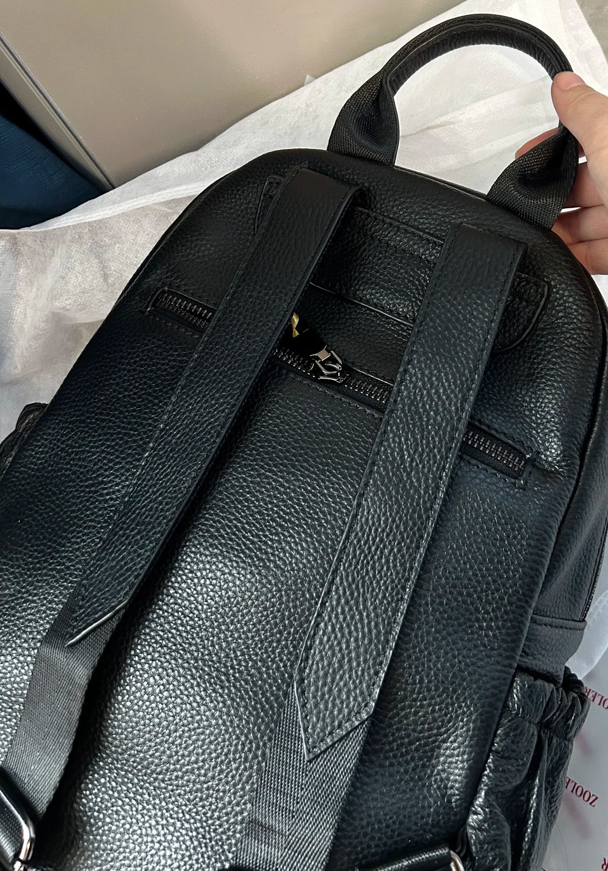 ZOOLER First Layer Genuine Leather Women Leather Backpack Black Travel Computer School Bags College Girl Hot#SC1728
