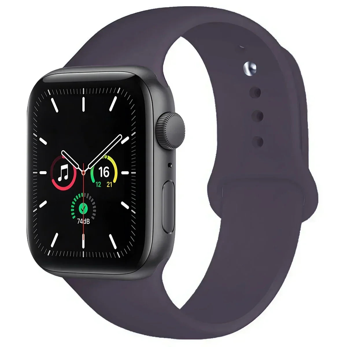 Silicone Sport Band for Apple Watch Series (42mm - 49mm)(available in 45 colours) Habicare