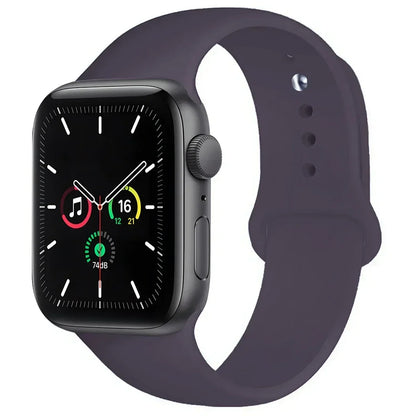 Silicone Sport Band for Apple Watch Series (42mm - 49mm)(available in 45 colours) Habicare