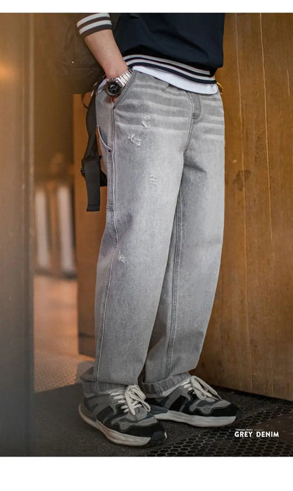 Maden Vintage Heavyweight Washed Gray Jeans