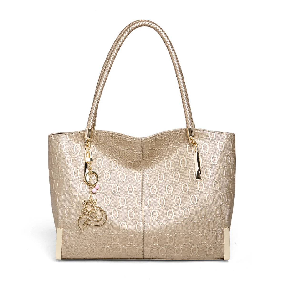 FOXER Elegant Split Leather Handbag