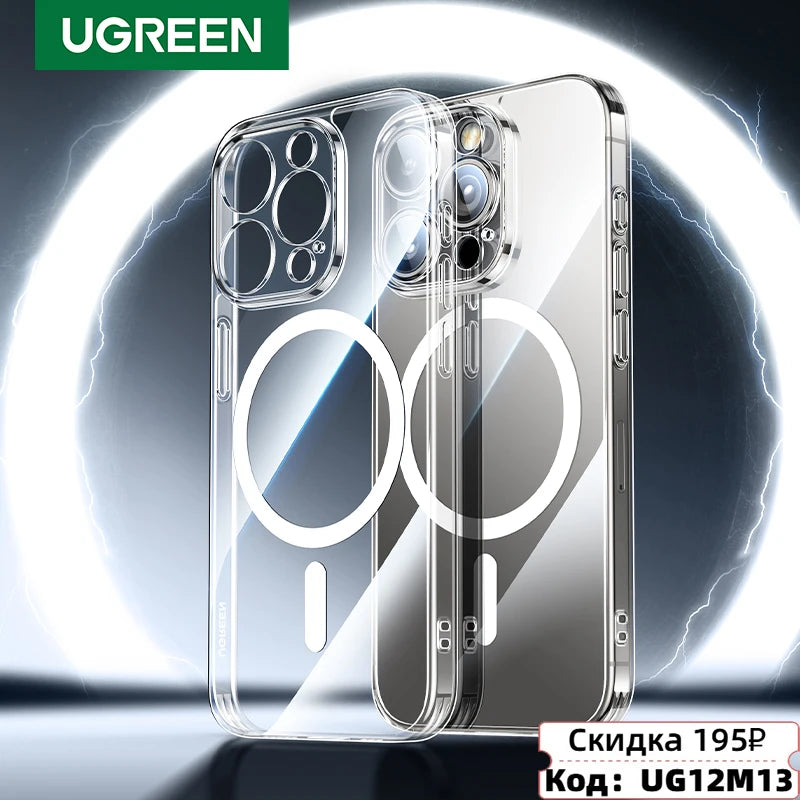 UGREEN Magnetic Case for iPhone 17, 16, 15, 14, 13, Pro Max Cases