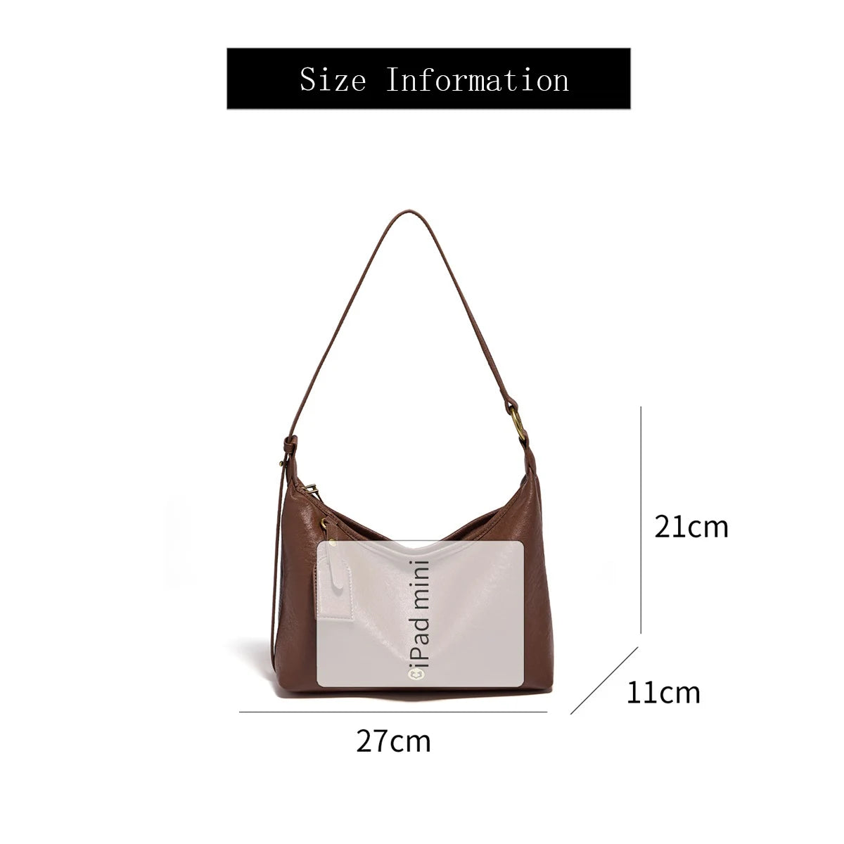 FOXER Genuine Leather Hobo Bag Lady Vintage Commuter Shoulder Bag Large Capacity Soft Leather Women Underarm Bag For Daily