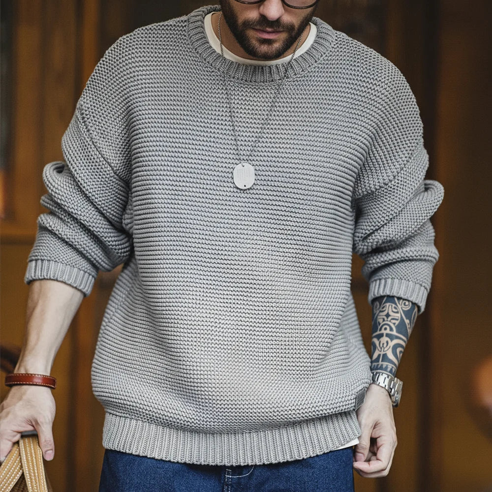 MADEN Heavyweight Crew-Neck Sweater