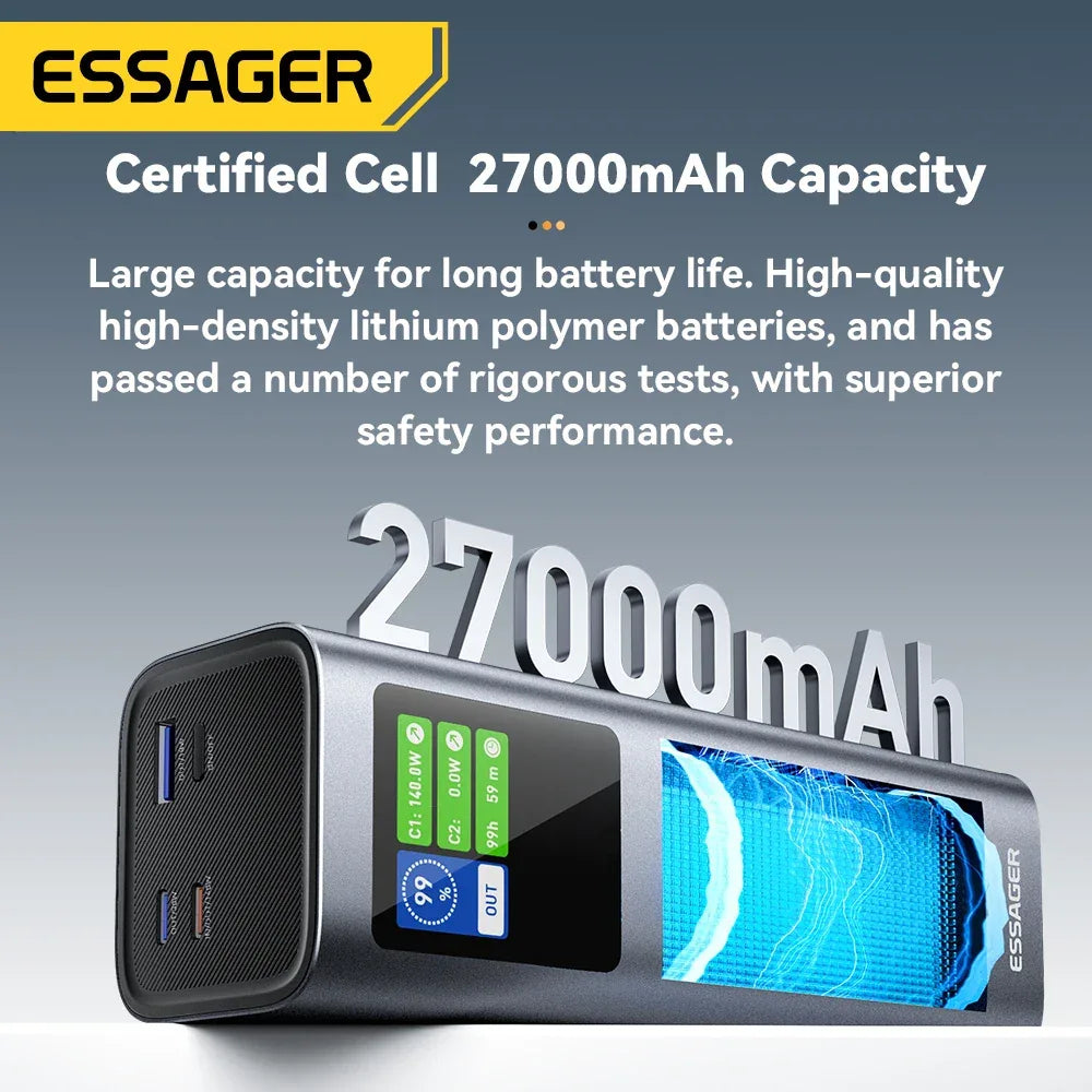 ESSAGER 140W Power Bank - ShopHub