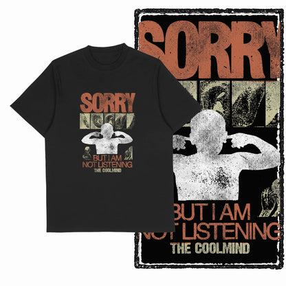 COOLMIND X0068 Silent Rebellion Graphic Tee