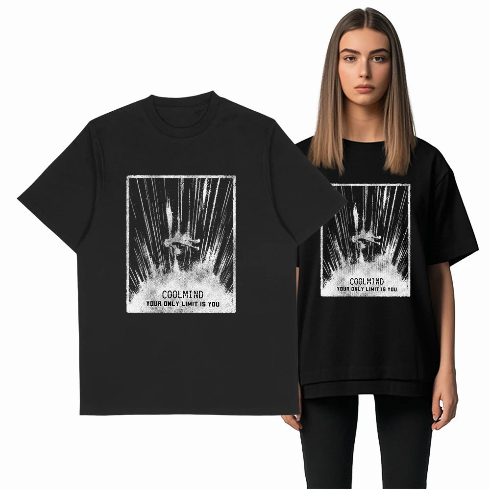 COOLMIND Unisex Vintage Graphic Cotton T-Shirt | Everyday Streetwear