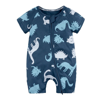 Kids Tales Sunshine Stories Cotton-Blend Printed Romper
