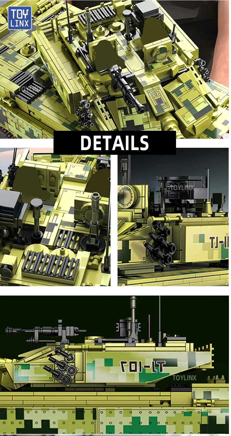 TOYLINX Tank Building Block Toy Set - ShopHub