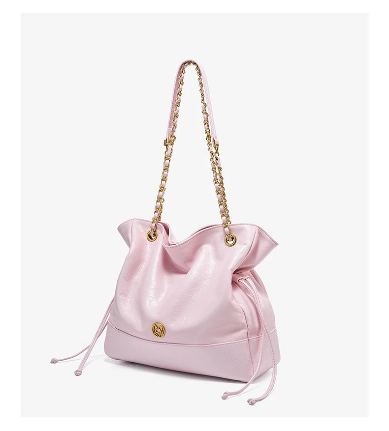 FOXER Luxury Genuine Leather Shoulder Bag