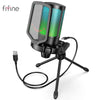 FIFINE USB Gaming Microphone: Elevate Your Streaming Experience with RGB Flair