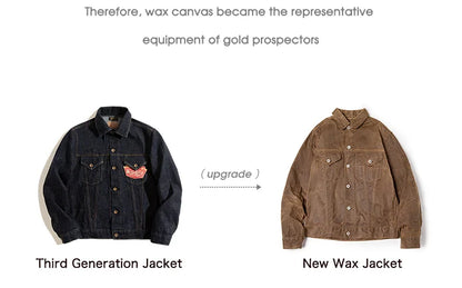 Maden Retro Heavyweight Canvas Oil Waxed Jacket