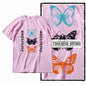 COOLMIND X0119 Wings of Joy Butterfly Cotton Tee