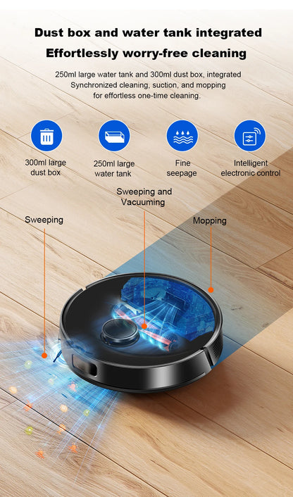 Liectroux M70 Pro Robot Vacuum Cleaner & Mop