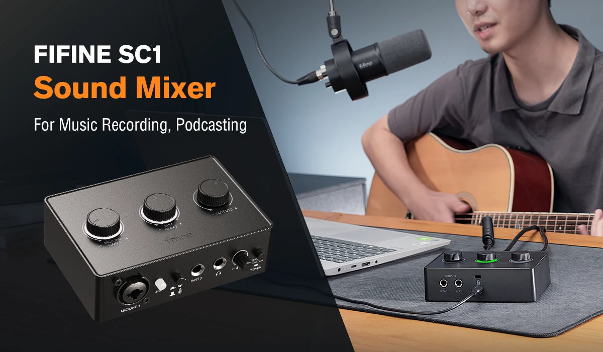 Elevate Your Audio Experience with the FIFINE Podcast Microphone Kit