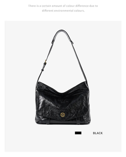 FOXER Genuine Leather Hobo Tote Bag