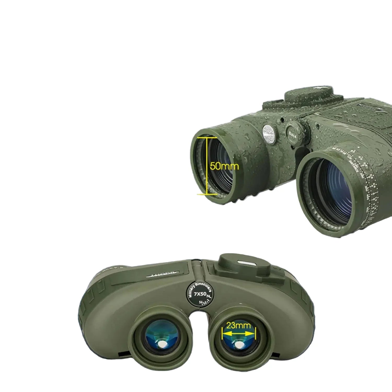 Professional Binoculars (Waterproof with Compass) Habicare