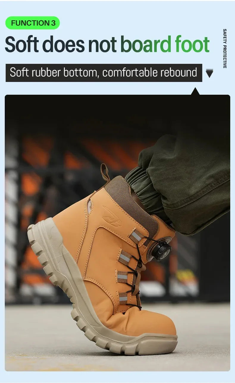 Men's Waterproof Safety Boots - ShopHub
