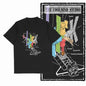 COOLMIND Z1149 Space Station Graphic Cotton Tee