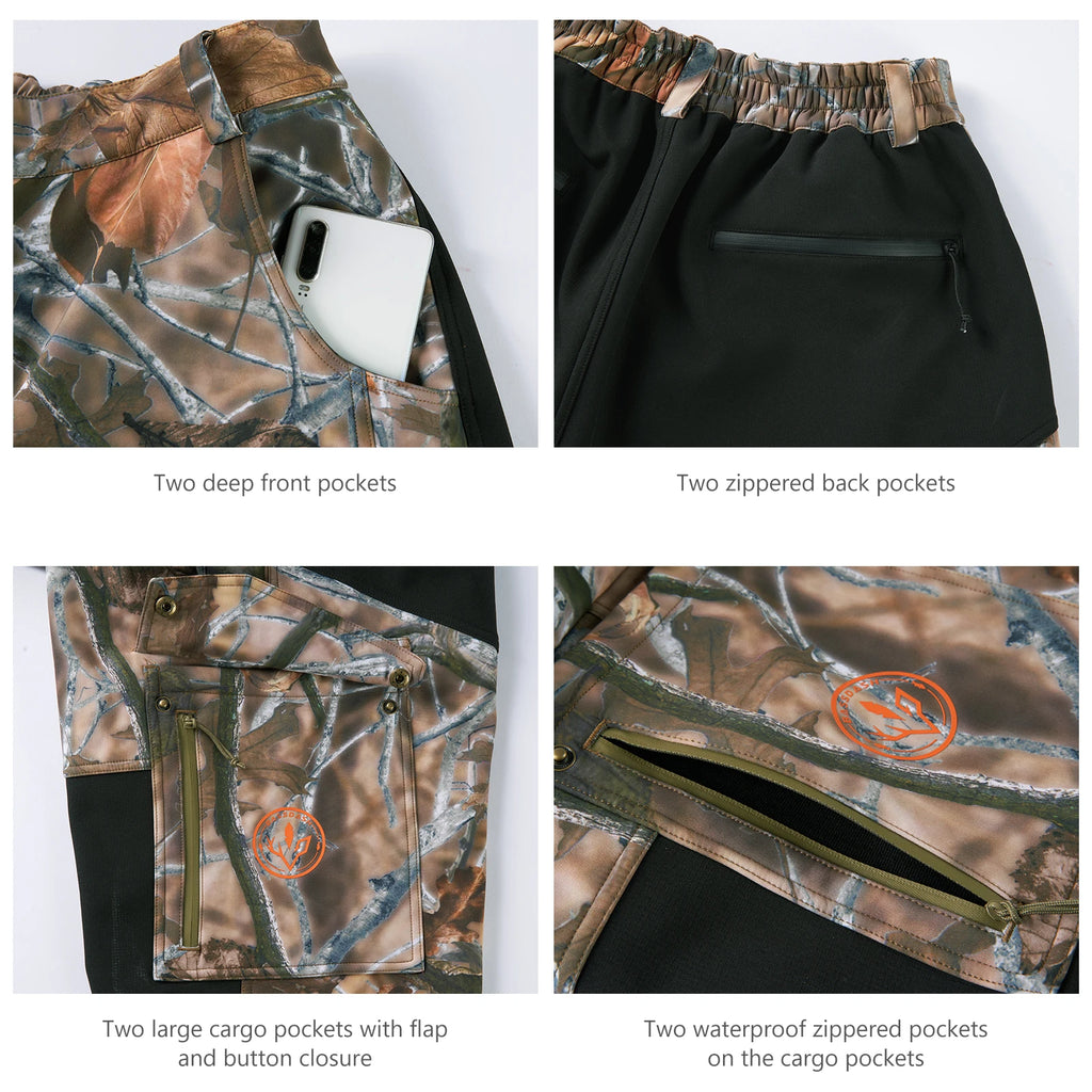 BASSDASH Splice Insulated Hunting Softshell Pants ShopHub