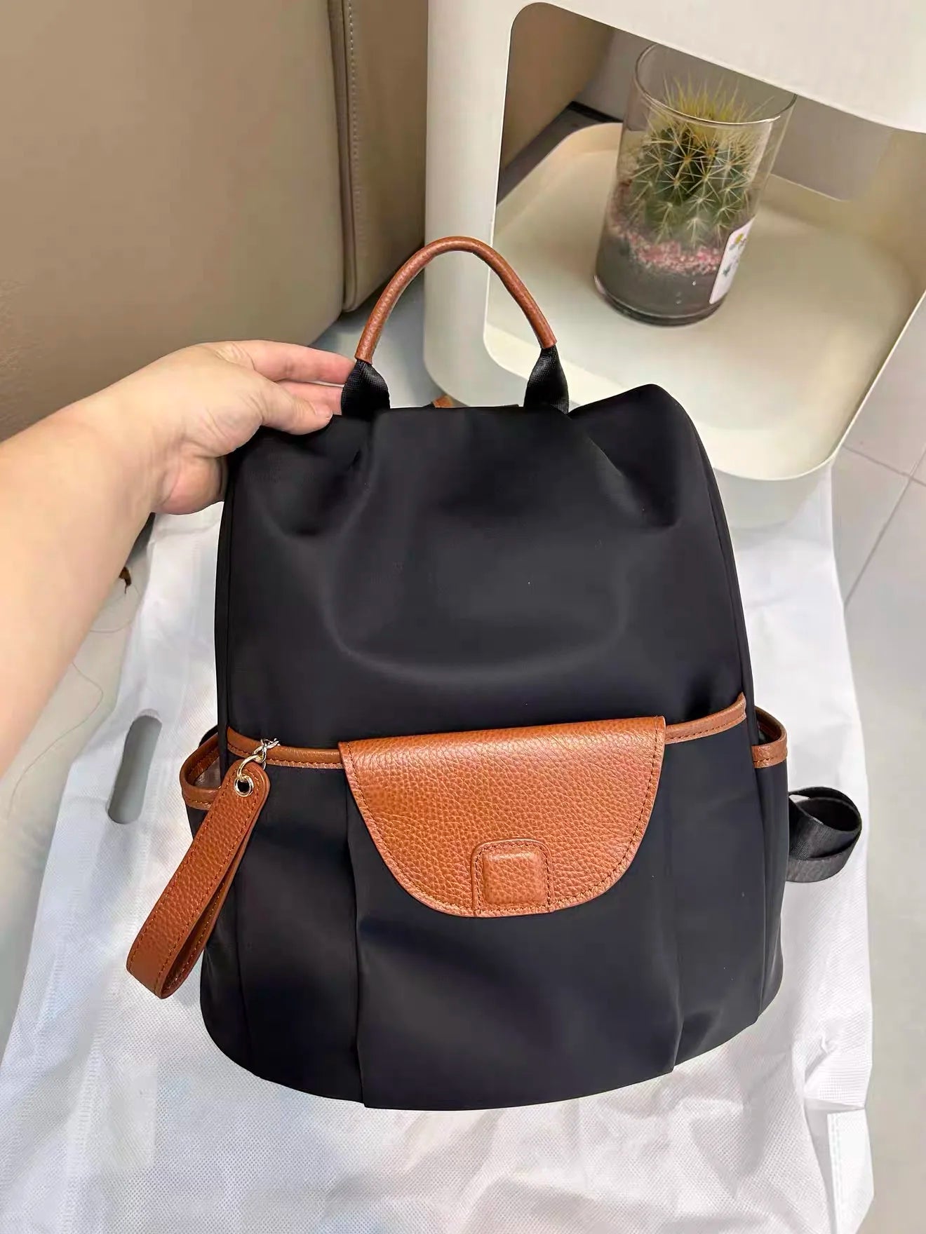 ZOOLER Oxford Leather Backpack