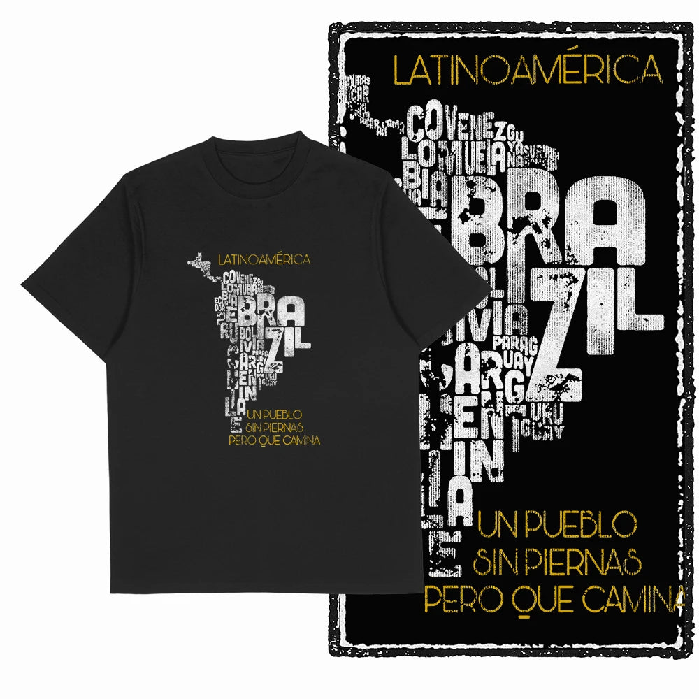 COOLMIND X0044 Latin Spirit Graphic Cotton Tee