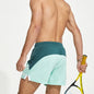 Quick-Dry Drawstring Sport Shorts with Mesh Liner