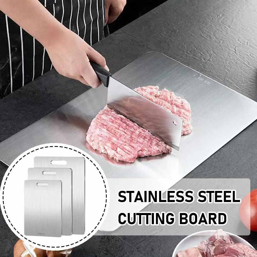 3PC Stainless Steel Cutting Board