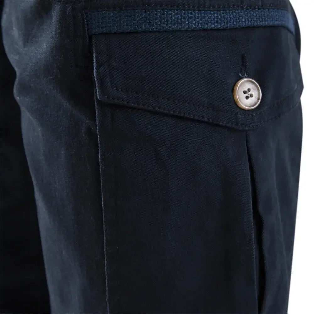 AIOPESON 100% Cotton Men's Cargo Trousers - ShopHub