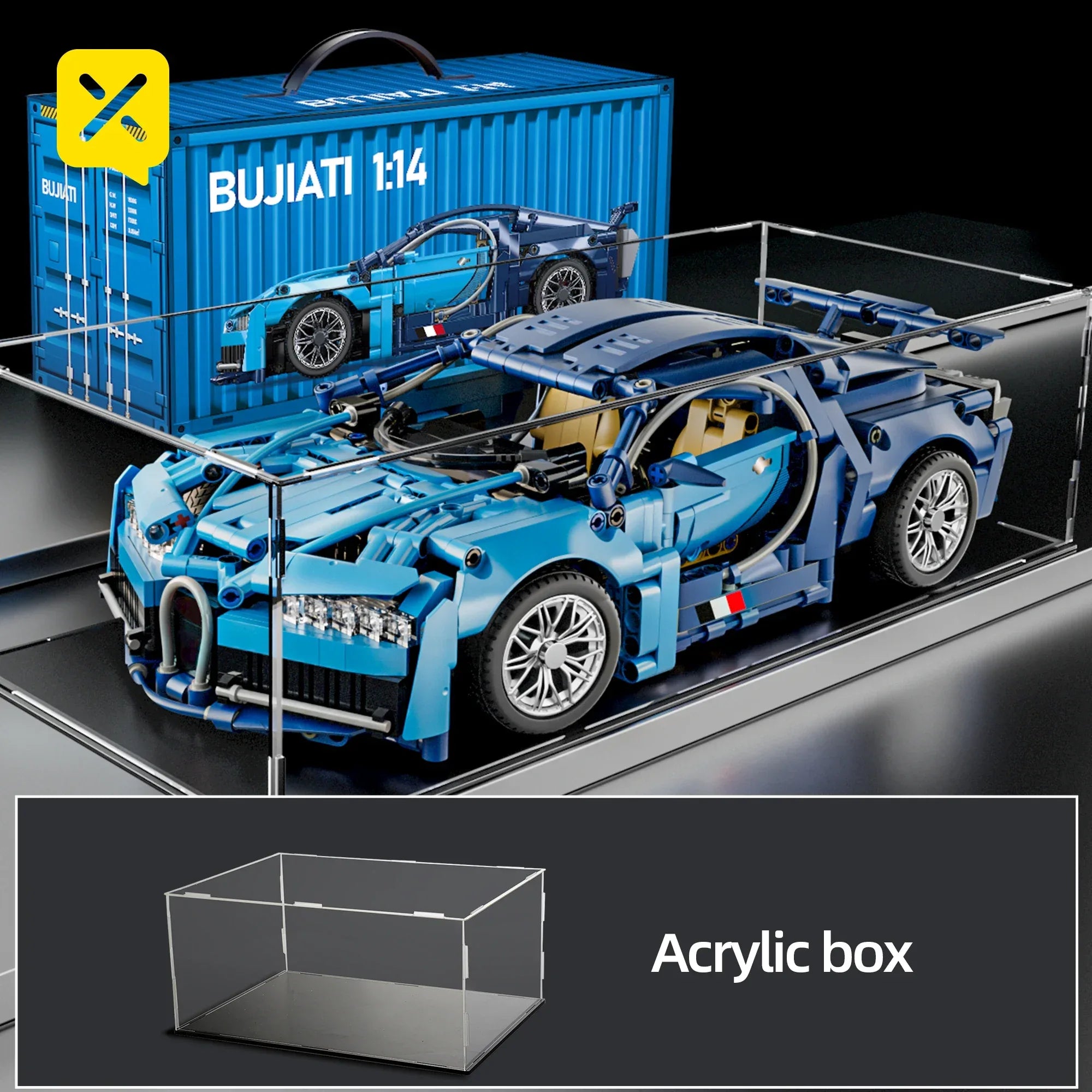 TOYLINX 1:14 Supercar Building Block Toy - ShopHub