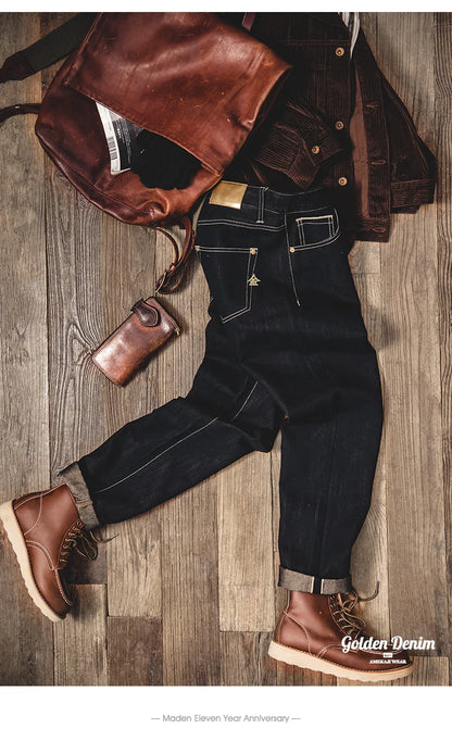 Maden Vintage Embroidered Denim Jeans