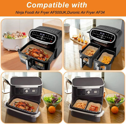 Large Rectangle Air Fryer Disposable Paper Liner — 31 cm
