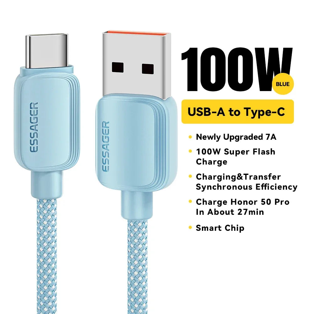 Essager 7A 100W USB Type C Cable - ShopHub