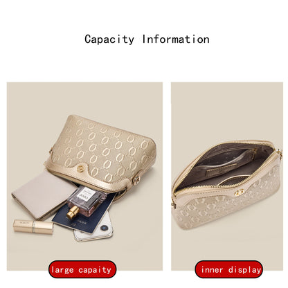 FOXER Luxury Embossed Crossbody Bag
