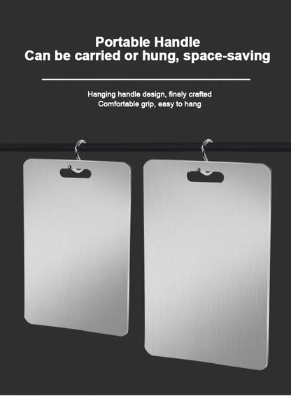 3-PC Thick Stainless Steel Cutting Boards