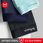 MiiOW Ice Silk Men's Boxershorts 3Pcs - Breathable Antibacterial Underwear