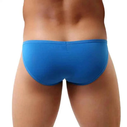 BRAVE PERSON Sexy Men's Mini Briefs Low Waist Smooth Ice Silk Nylon Underpants