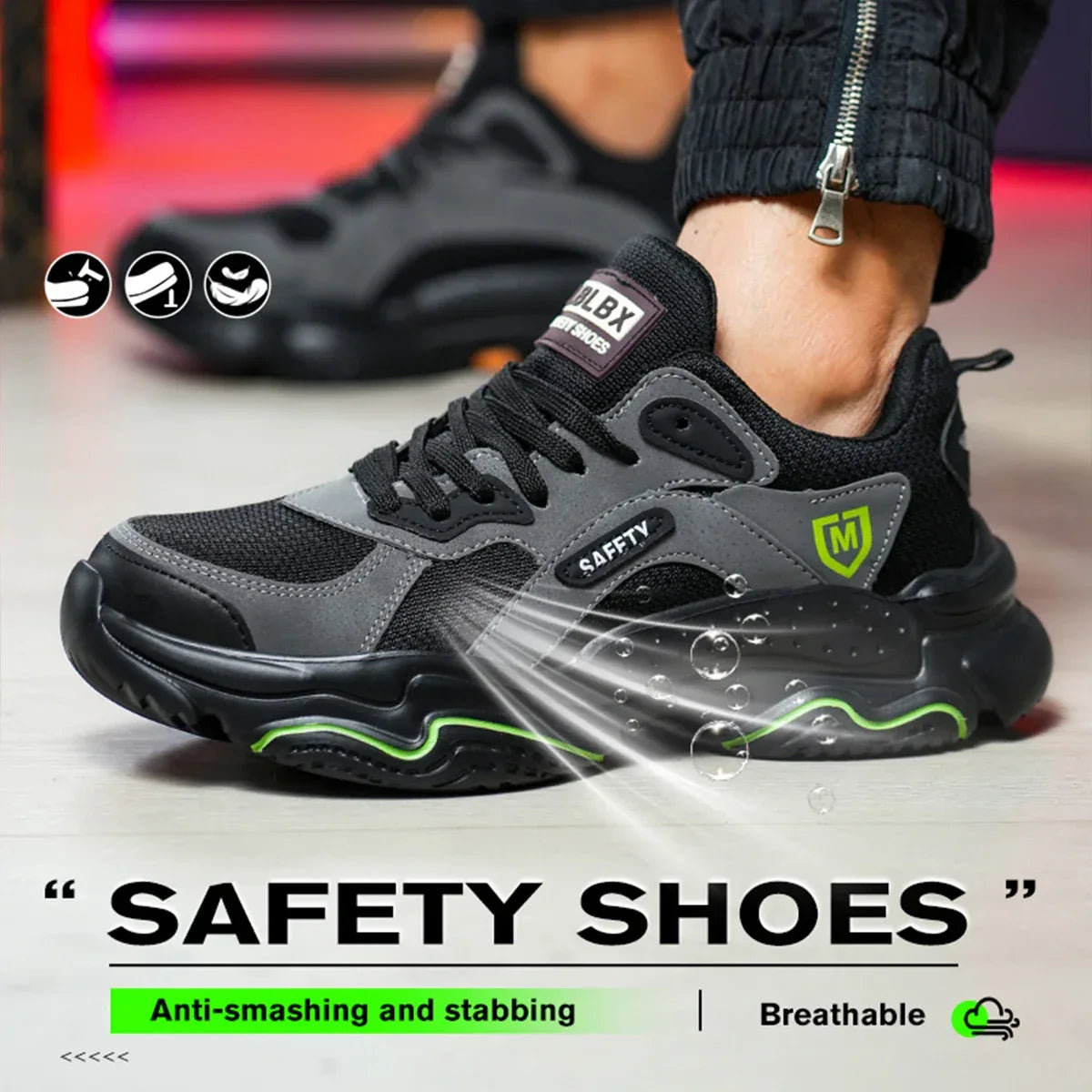 Men's Steel Toe Work Shoes - ShopHub